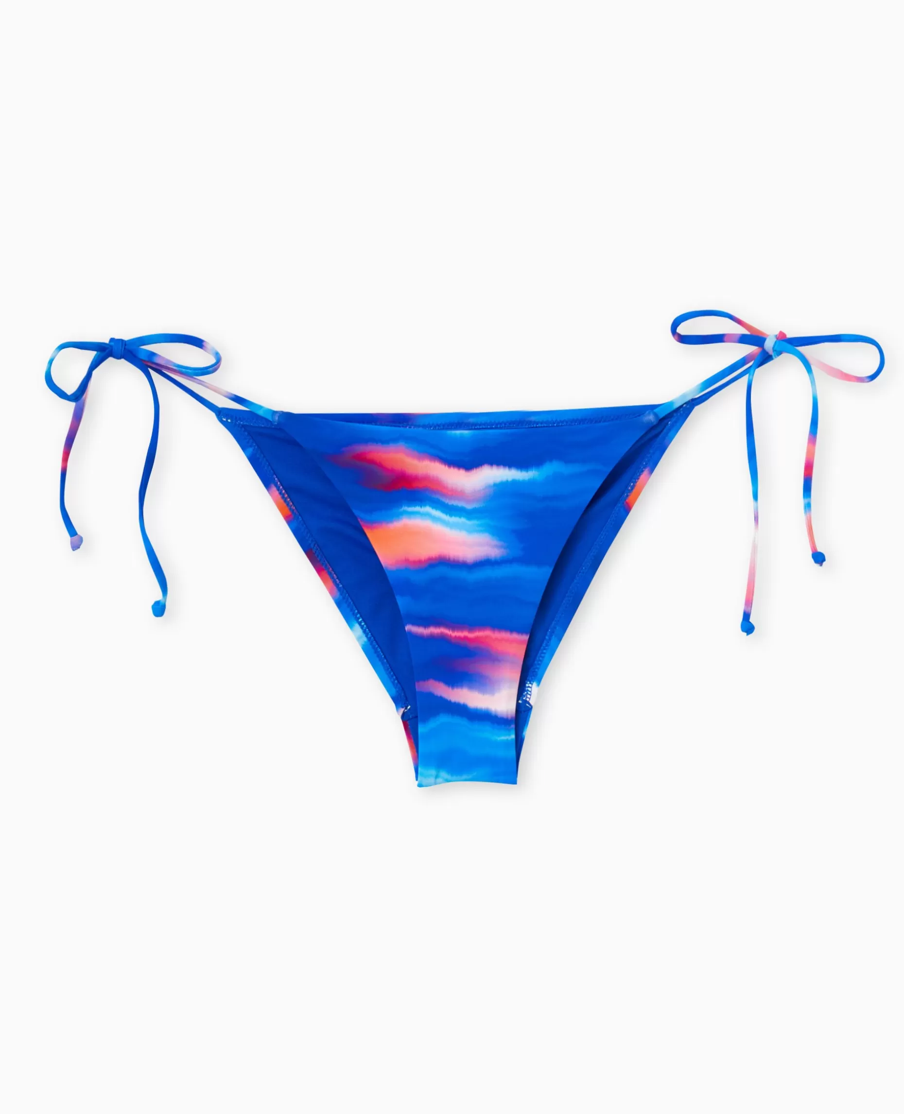 Outlet Pimkie Bas De Maillot De Bain Culotte Avec Nouettes - bleu électrique