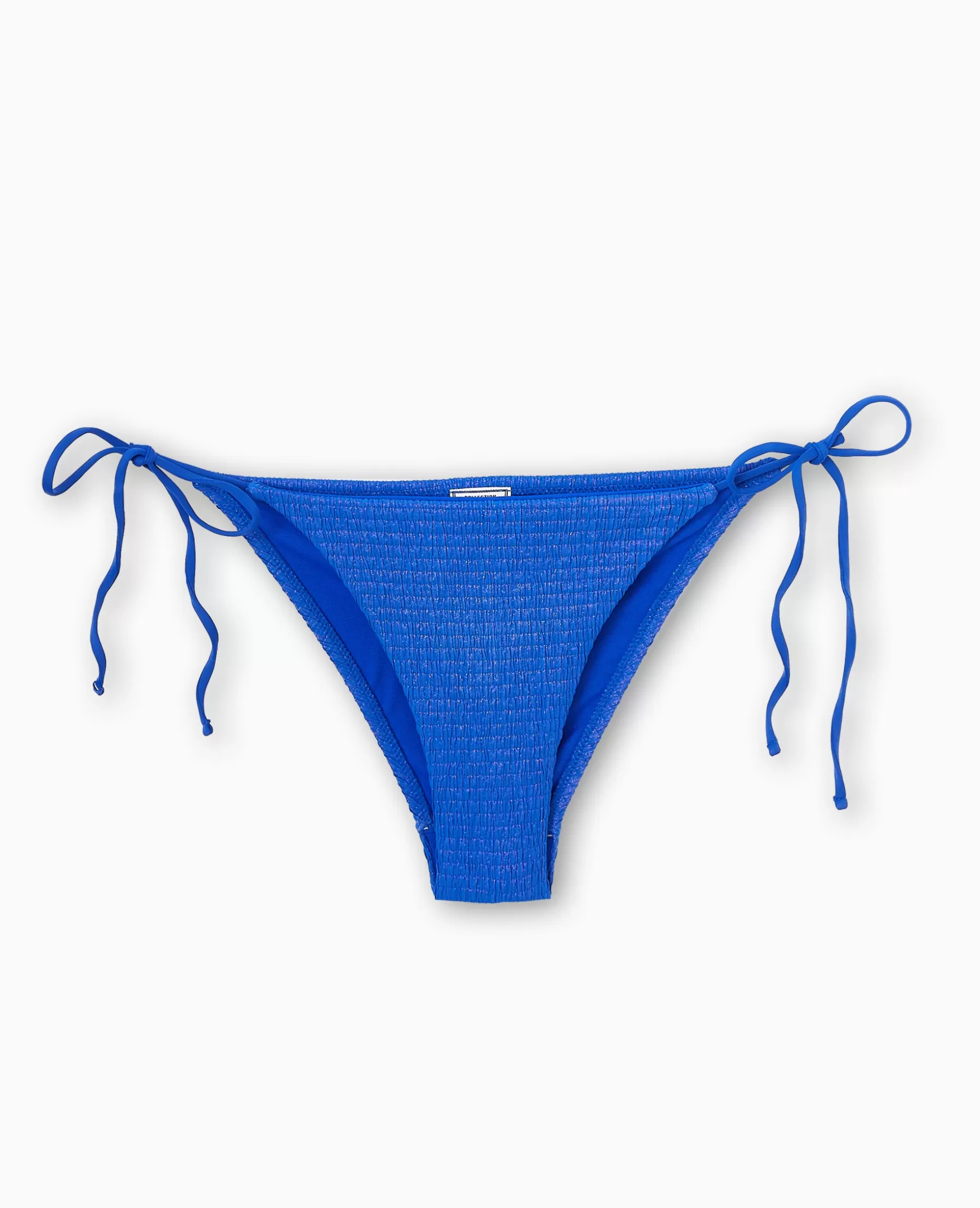 Sale Pimkie Bas De Maillot De Bain Culotte Avec Nouettes - bleu électrique