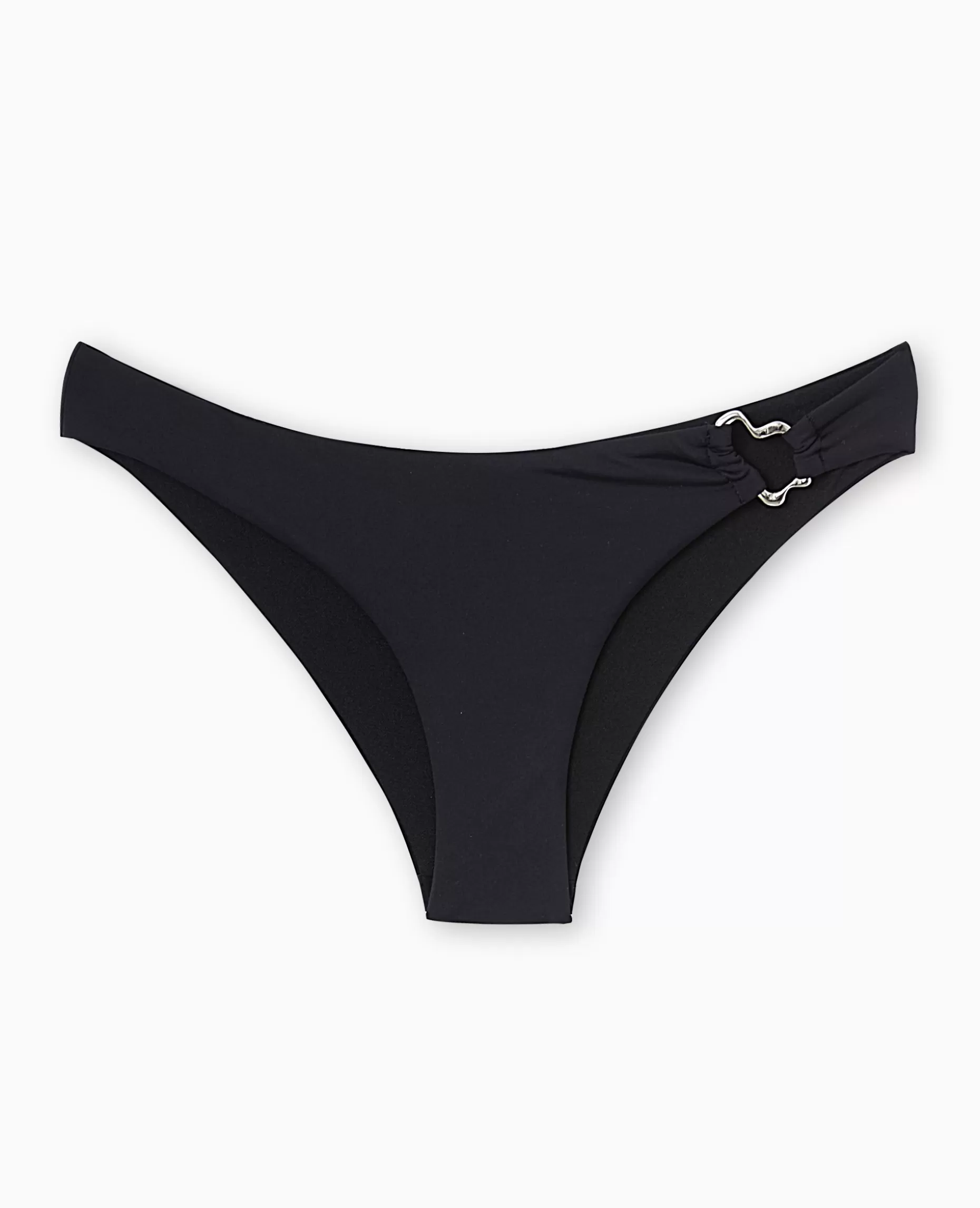 Online Pimkie Bas De Maillot De Bain Culotte Avec Piè;ce Métal - noir