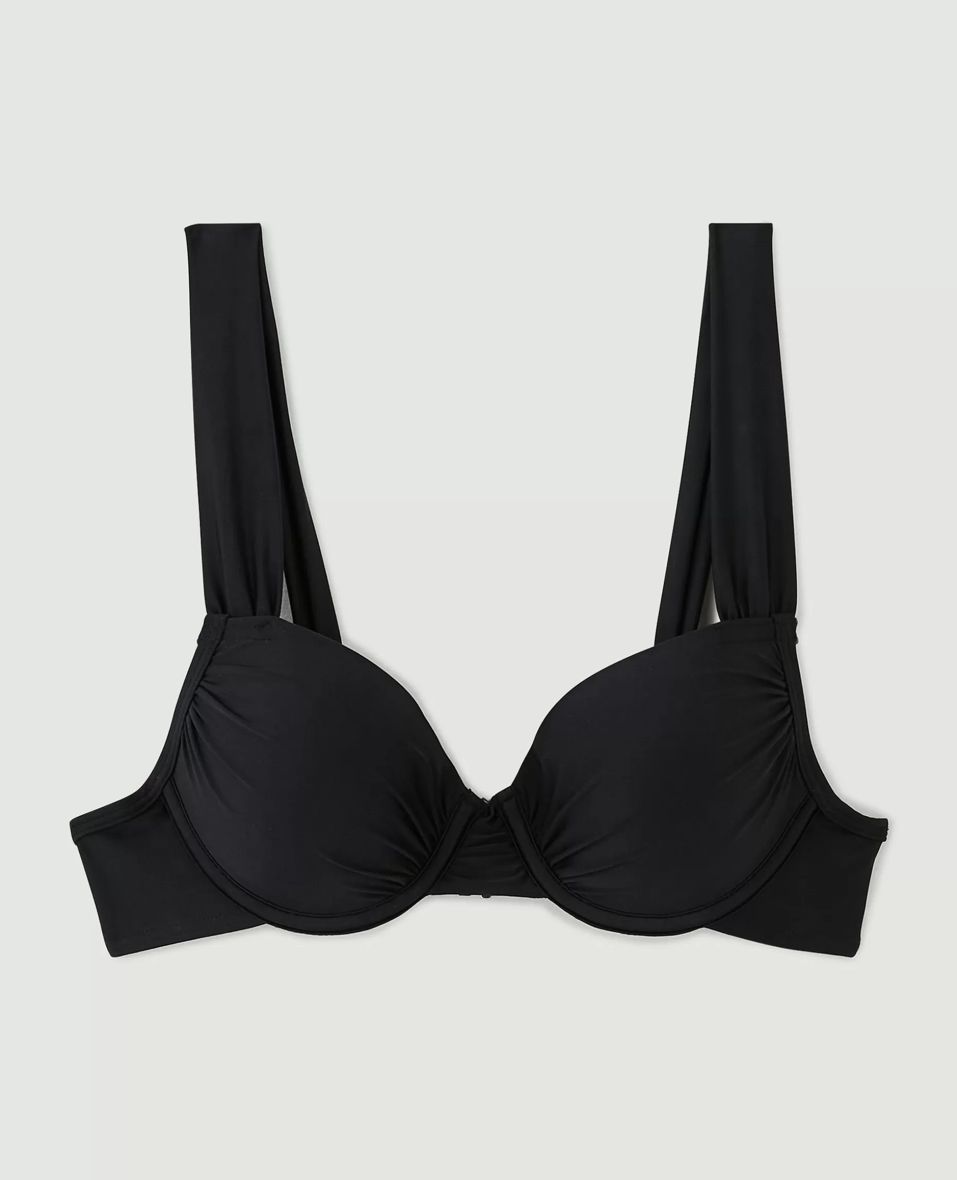 Online Pimkie Haut De Maillot Corbeille Push Up - noir