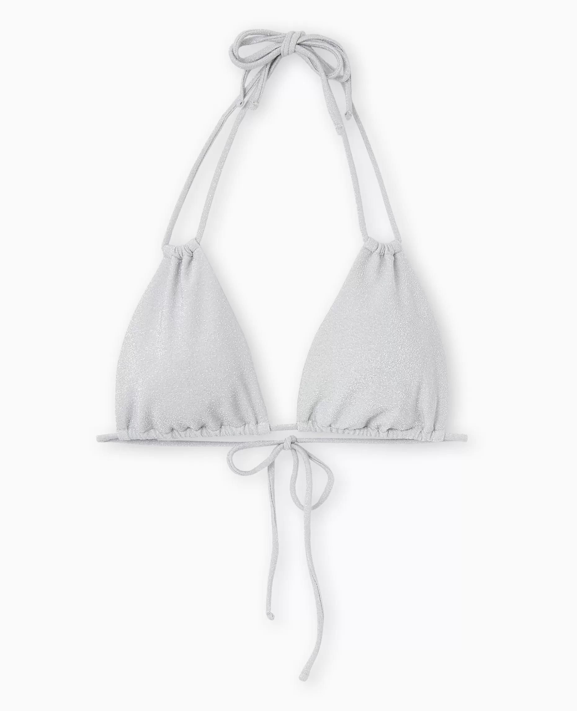 Clearance Pimkie Haut De Maillot De Bain Triangle Multiposition - argenté