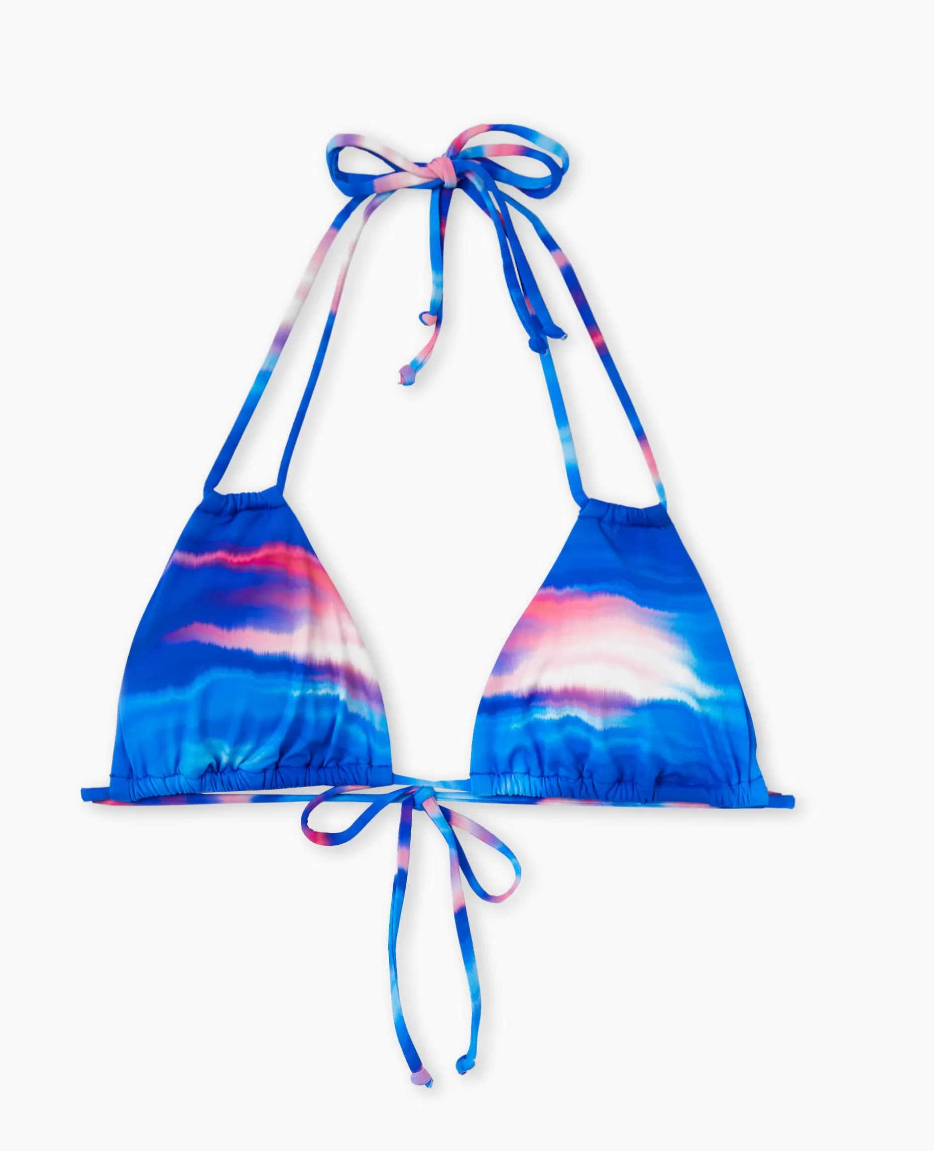 Outlet Pimkie Haut De Maillot De Bain Triangle Multiposition - bleu électrique