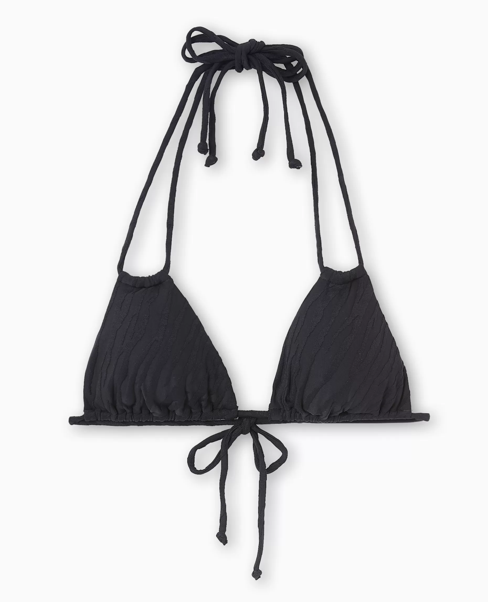 Online Pimkie Haut De Maillot De Bain Triangle Multiposition - noir