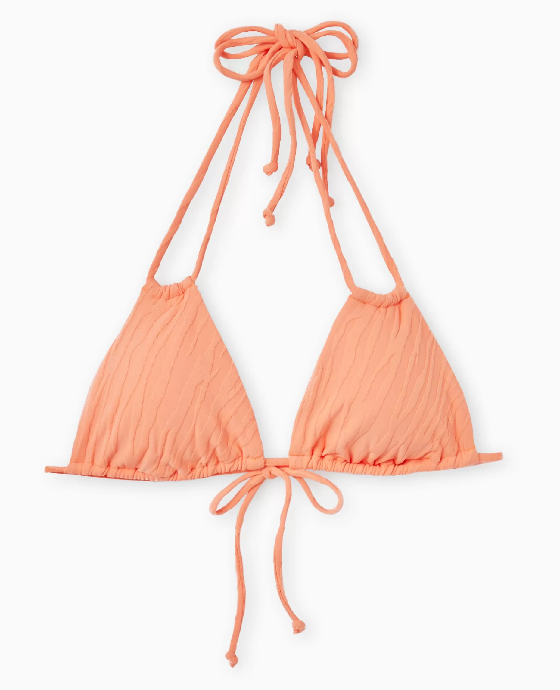 Clearance Pimkie Haut De Maillot De Bain Triangle Multiposition - orange fluo