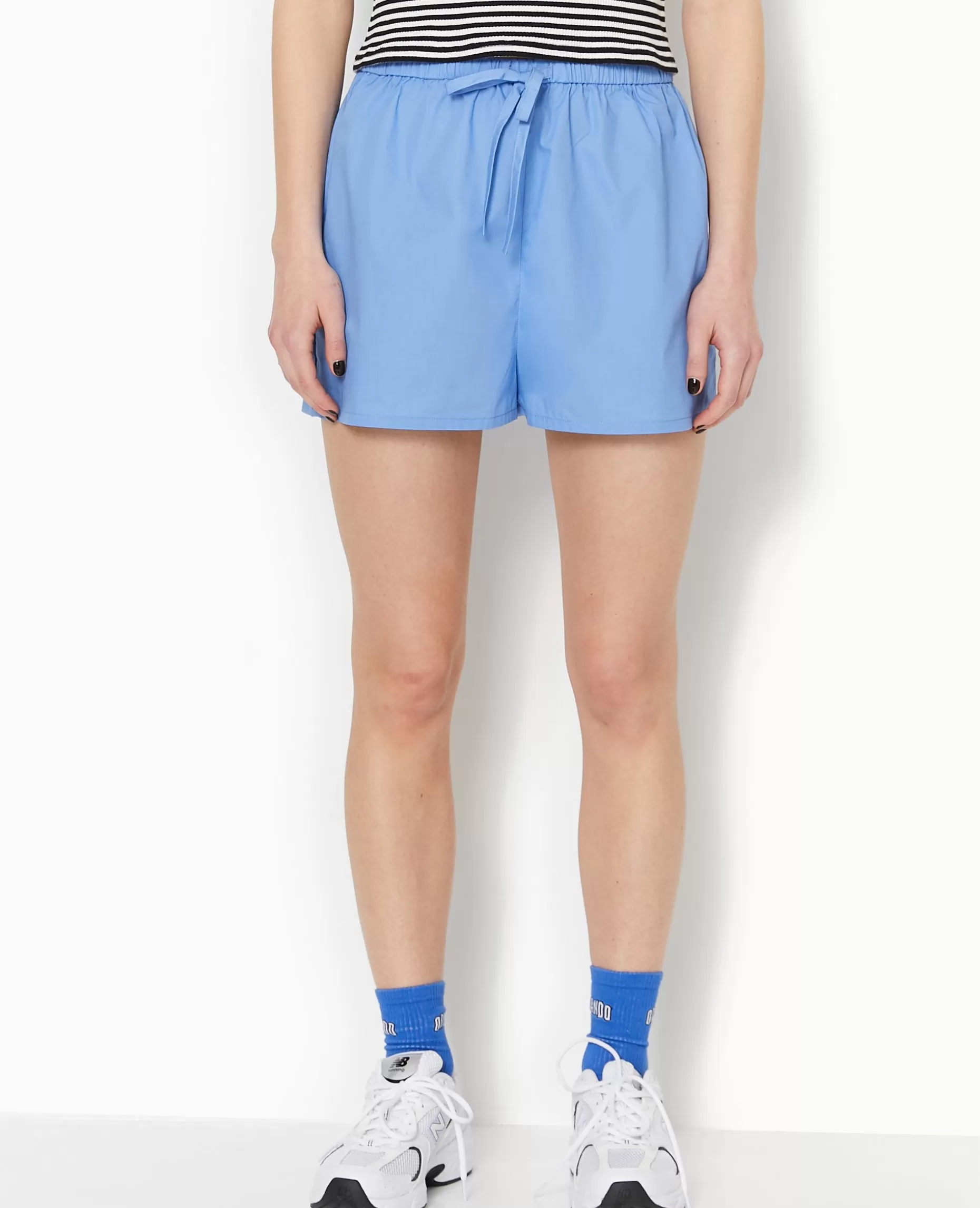 Store Pimkie Short Taille élastiquée Façon Pyjama D'homme - bleu