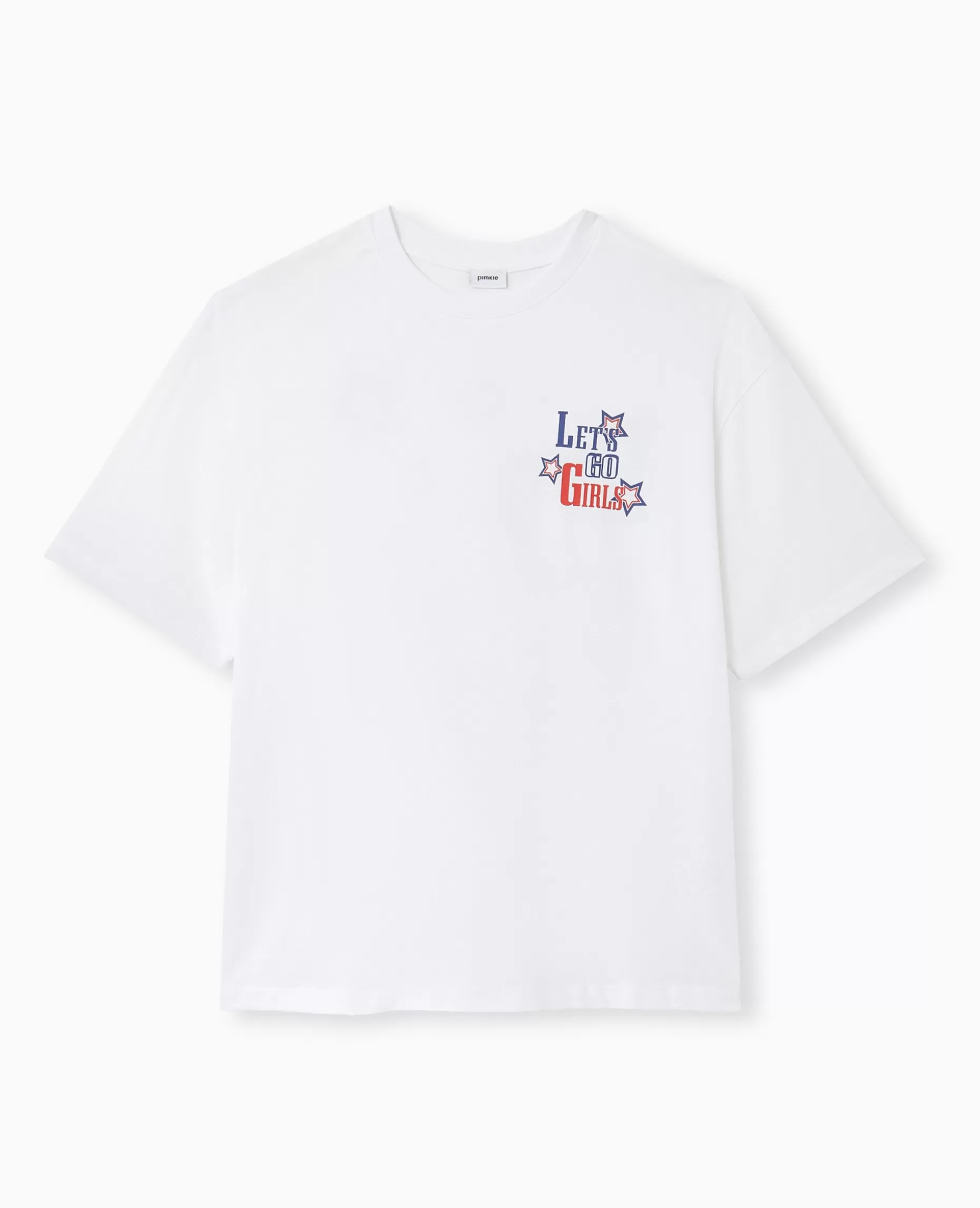 Sale Pimkie T-shirt Oversize Avec Print Devant Et Dos - blanc