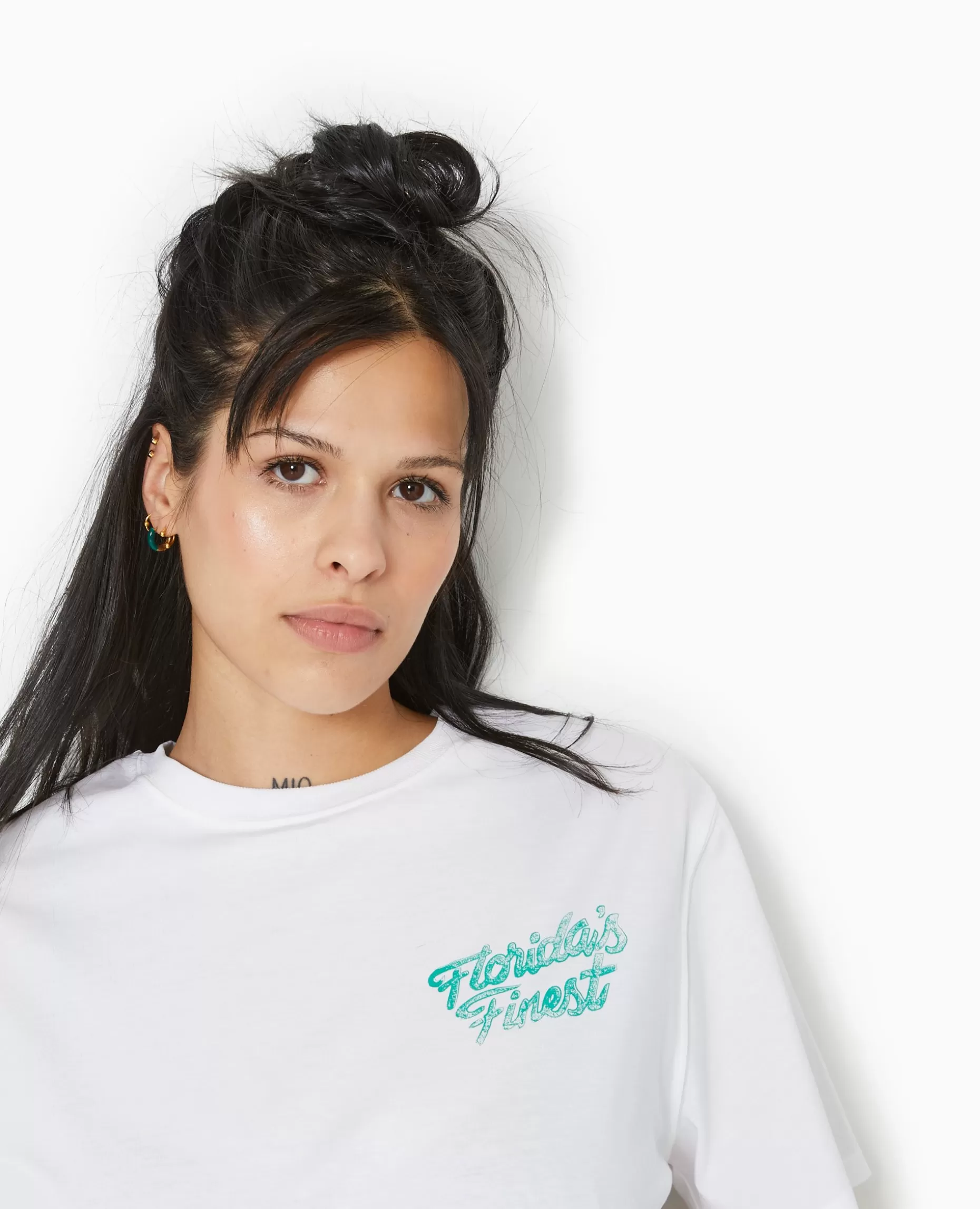 Online Pimkie T-shirt Oversize Avec Print Poitrine Et Dos - blanc