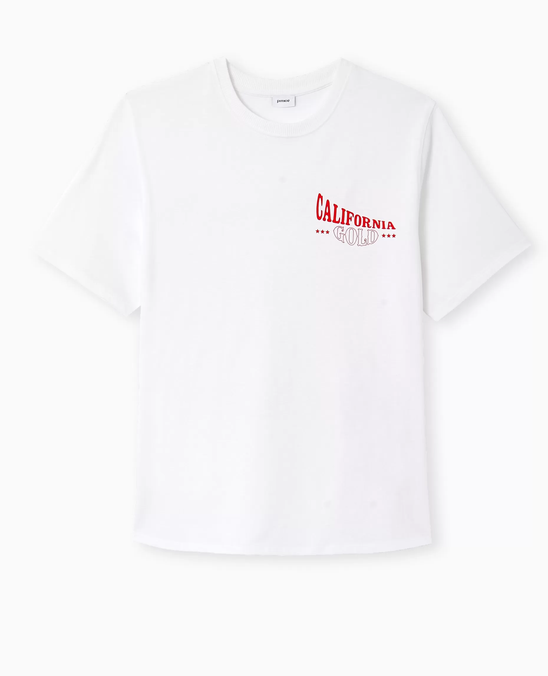 Fashion Pimkie T-shirt Oversize Avec Print Poitrine Et Dos - blanc