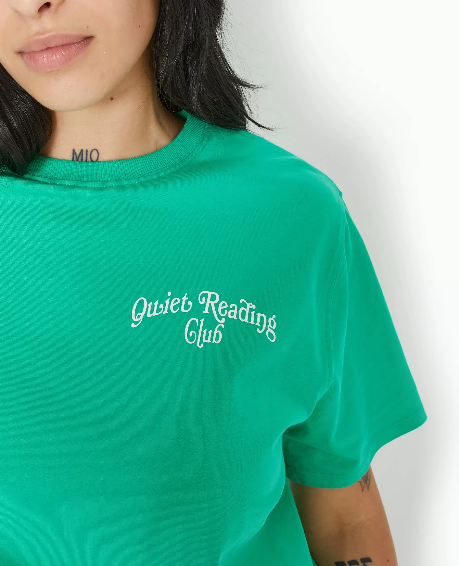 Discount Pimkie T-shirt Oversize Avec Print Poitrine Et Dos - vert
